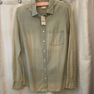 J.Crew Factory Washed Out Chambray Shirt